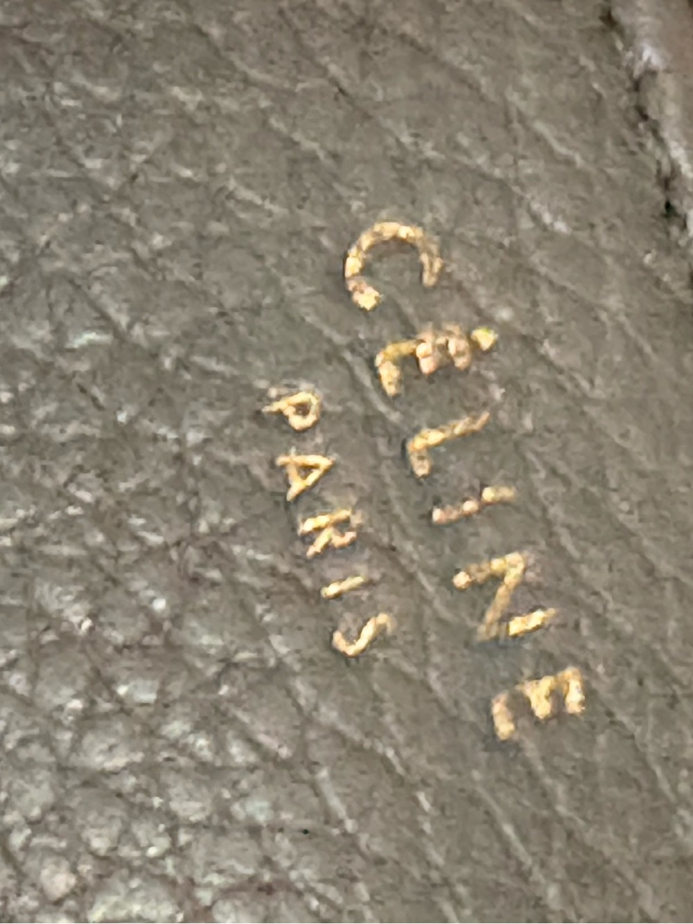CELINE Large Leather Zip Wallet drummed Calfskin - Picture 10 of 10